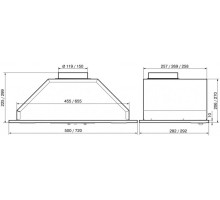 ELIKOR 52П-400-П3Д белый/белый врезной блок
