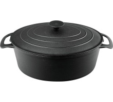 MALLONY Кастрюля чугунная овальная KВ32 