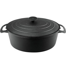 MALLONY Кастрюля чугунная овальная KВ32 
