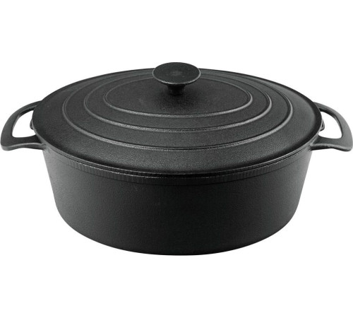 MALLONY Кастрюля чугунная овальная KВ32 
