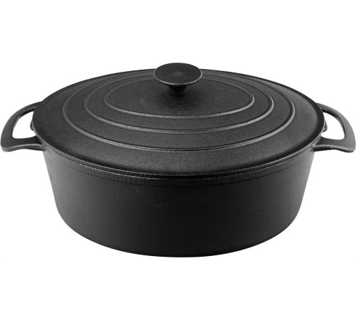 MALLONY Кастрюля чугунная овальная KВ32 