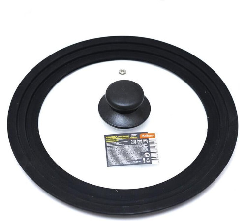 MALLONY CAPPELLO, мультиразмер: 22/24/26 см, из закал стекла с сил ободком (003876)