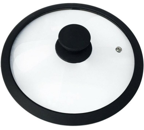 MALLONY Крышка стеклянная с силиконовым ободком CAPPELLO, 22 см диа, сил ручка (003543)