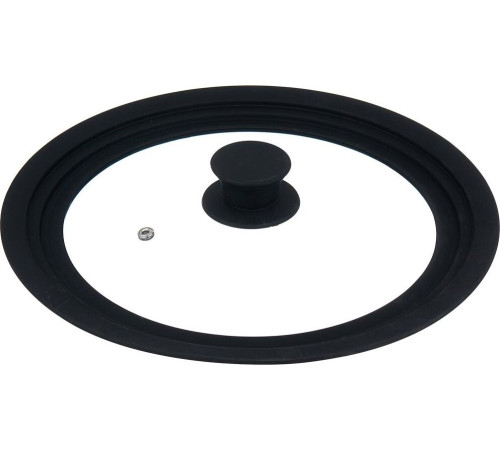 MALLONY Крышка универсальная CAPPELLO, мультиразмер: 24/26/28см, из закал стекла, с сил ободком (003581)