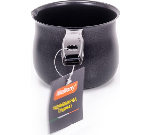 MALLONY Кофеварка (турка) из углеродистой стали 600 мл, модель MAL-600 (985220)