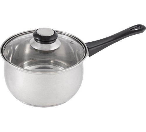 MALLONY Ковш с крышкой BAK, объем 1,9 л, из нерж.стали и с бакелитовой ручкой (009356)