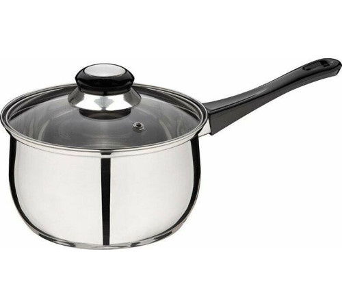 MALLONY Ковш с крышкой BAK, объем 1,9 л, из нерж.стали и с бакелитовой ручкой (009356)