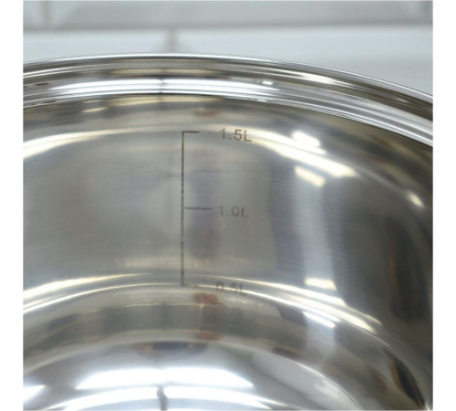 MALLONY Ковш с крышкой BAK, объем 1,9 л, из нерж.стали и с бакелитовой ручкой (009356)