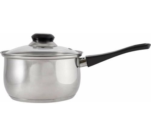 MALLONY Ковш с крышкой BAK, объем 1,9 л, из нерж.стали и с бакелитовой ручкой (009356)