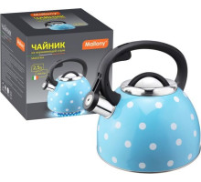 MALLONY Чайник из нерж стали со свистком 