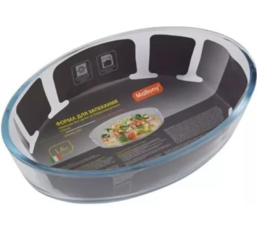 MALLONY CRISTALLINO, объем 3 л, из боросиликатного стекла, овальной формы, без ручек (005565)