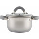 MALLONY Кастрюля Felicita, объем 2 л, из нерж стали с крышкой (009386)