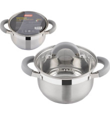 MALLONY Кастрюля Felicita, объем 2 л, из нерж стали с крышкой (009386)