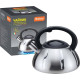 MALLONY Чайник из нерж. стали MAL-066, 3 литра, цельнометаллический, матовый,со свистком (910086)