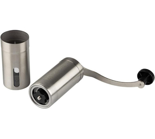 MALLONY Мельница для ручного помола кофейных зерен, серия Mulino, р-р 4,7*19 см, нерж сталь (004682)