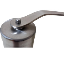 MALLONY Мельница для ручного помола кофейных зерен, серия Mulino, р-р 4,7*19 см, нерж сталь (004682)