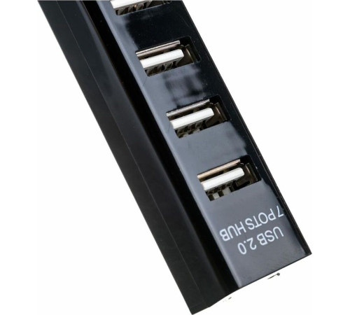 REXANT (18-4107) РАЗВЕТВИТЕЛЬ USB НА 7 ПОРТОВ, ЧЕРНЫЙ