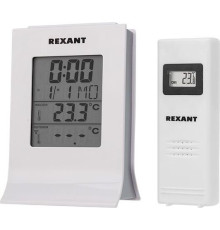 Метеостанции REXANT (70-0595) МЕТЕОСТАНЦИЯ С БЕСПРОВОДНЫМ ВЫНОСНЫМ ДАТЧИКОМ
