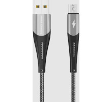MORE CHOICE (4627151198095) K41Sm USB (m)-microUSB (m) 3.0А 1.0м - серебро/черный