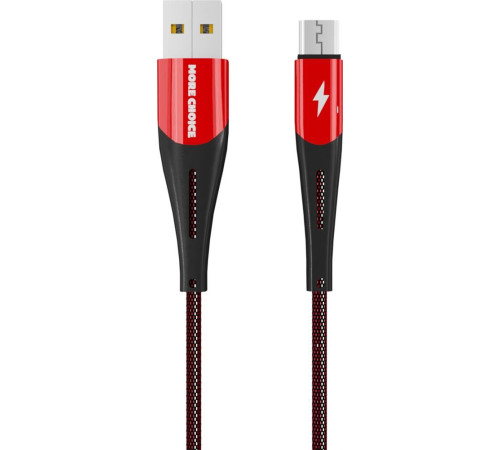 MORE CHOICE (4627151198118) K41Sm USB (m)-microUSB (m), ч/красный, 1.0м