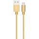 MORE CHOICE (4627151191997) K31m USB (m)-microUSB (m) 1.0м - золотой