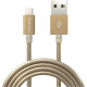 MORE CHOICE (4627151191997) K31m USB (m)-microUSB (m) 1.0м - золотой