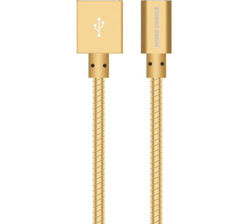 MORE CHOICE (4627151191997) K31m USB (m)-microUSB (m) 1.0м - золотой