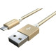 MORE CHOICE (4627151191997) K31m USB (m)-microUSB (m) 1.0м - золотой