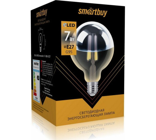 SMARTBUY (SBL-G95ChromeArt-7-30K-E27) 7W/3000/E27