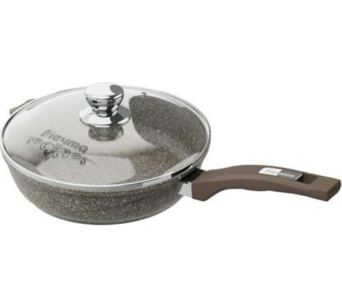 МЕЧТА С22902 Premium mokko 22см несъемная ручка стеклянная крышка