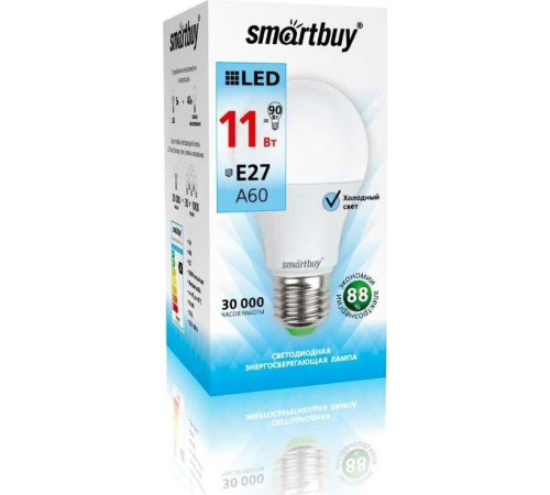 SMARTBUY (SBL-A60_12-24-11-40K-E27) 11W/4000/E27