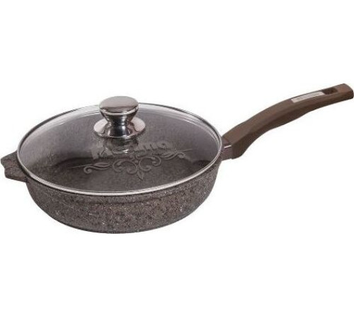 МЕЧТА С26902 Premium mokko 26см с несъемная ручка стеклянная крышка