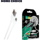 MORE CHOICE (4627151197302) K14m USB (m)-microUSB (m) 0.25 м белый
