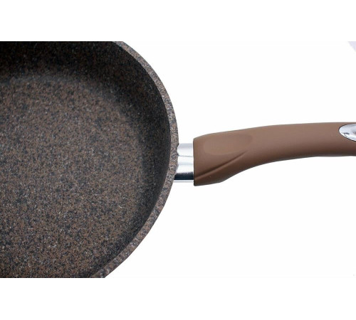 МЕЧТА С28902 Premium mokko 28см несъемная ручка стеклянная крышка