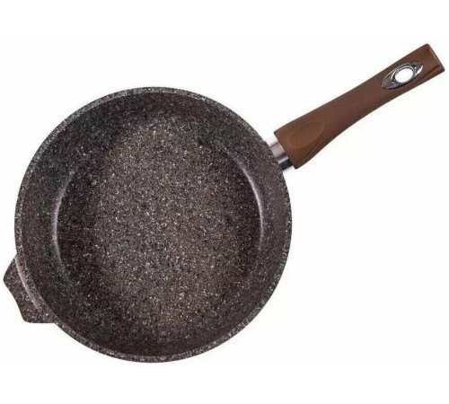 МЕЧТА С28902 Premium mokko 28см несъемная ручка стеклянная крышка