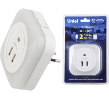 UNIEL (UL-00007348) DTL-321 White/Sensor/2USB