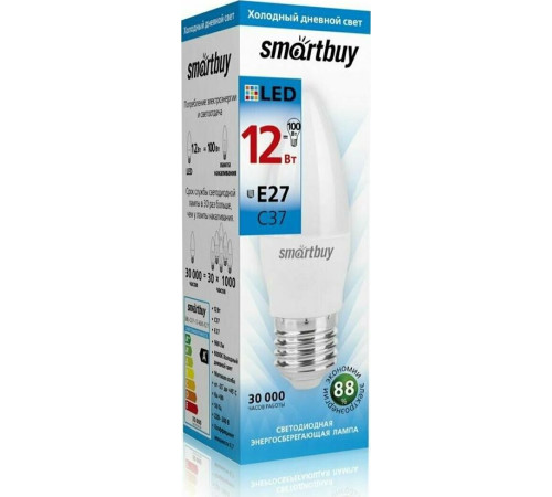 SMARTBUY (SBL-C37-12-60K-E27) 12W/6000/E27