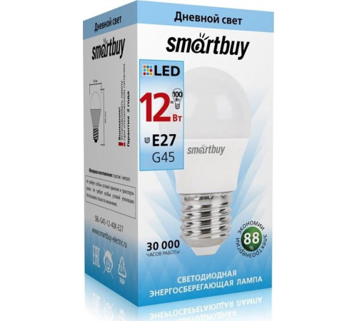 SMARTBUY (SBL-G45-12-40K-E27) 12W/4000/E27