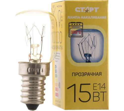 СТАРТ (12067) 15Вт Е14 OVEN - для духовки