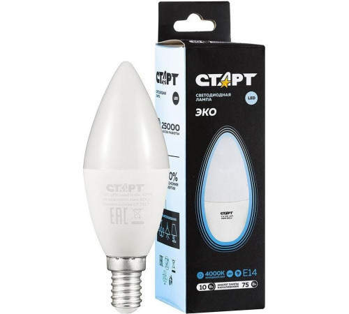 СТАРТ (17275) LEDCANDLEE14 10W 40 WS