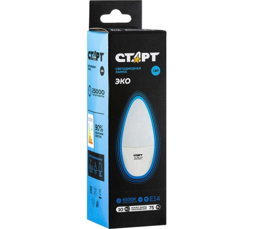 СТАРТ (17274) LEDCANDLEE14 10W 65 WS