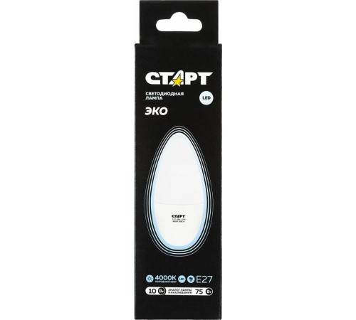 СТАРТ (17272) LEDCANDLEE27 10W 40 WS