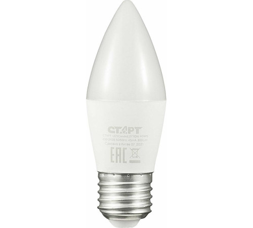 СТАРТ (17272) LEDCANDLEE27 10W 40 WS