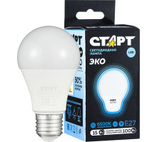 СТАРТ (17286) LEDGLSE27 15W 65 WS