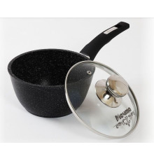 МЕЧТА 81802 Гранит black 1,2л несъемная ручка стеклянная крышка