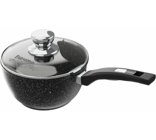 МЕЧТА 81802 Гранит black 1,2л несъемная ручка стеклянная крышка