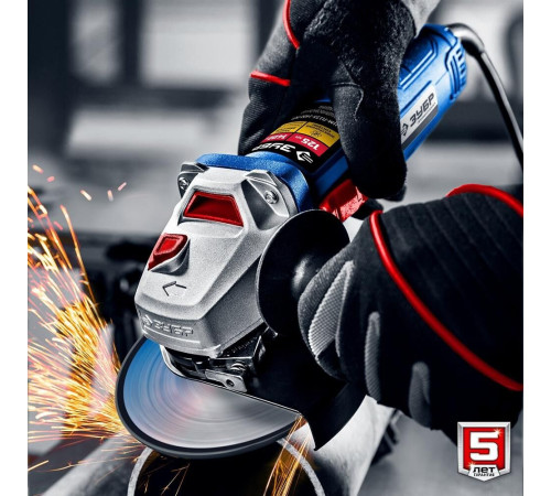 ЗУБР УШМ-П125-1500 ЭПСТ УШМ 125 мм, 1500 Вт, регулировка оборотов, серия Профессионал.