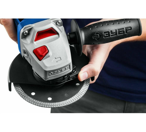 ЗУБР УШМ-П125-1500 ЭПСТ УШМ 125 мм, 1500 Вт, регулировка оборотов, серия Профессионал.