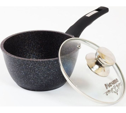 МЕЧТА 82803 Гранит star 1,7л несъемная ручка стеклянная крышка