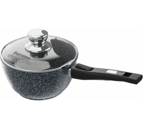 МЕЧТА 082803 Гранит star 1,7л несъемная ручка стеклянная крышка